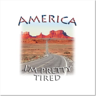 America - Arizona - road to Monument Valley Posters and Art